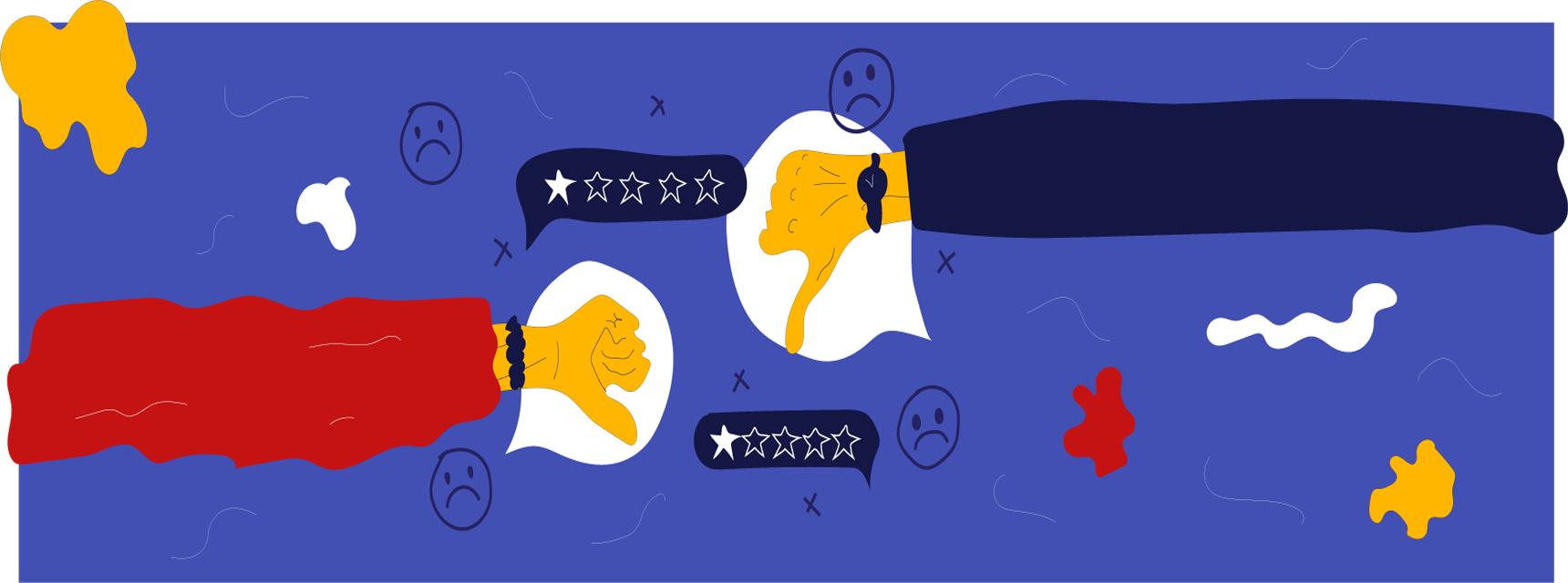 Negative reviews for a law firm